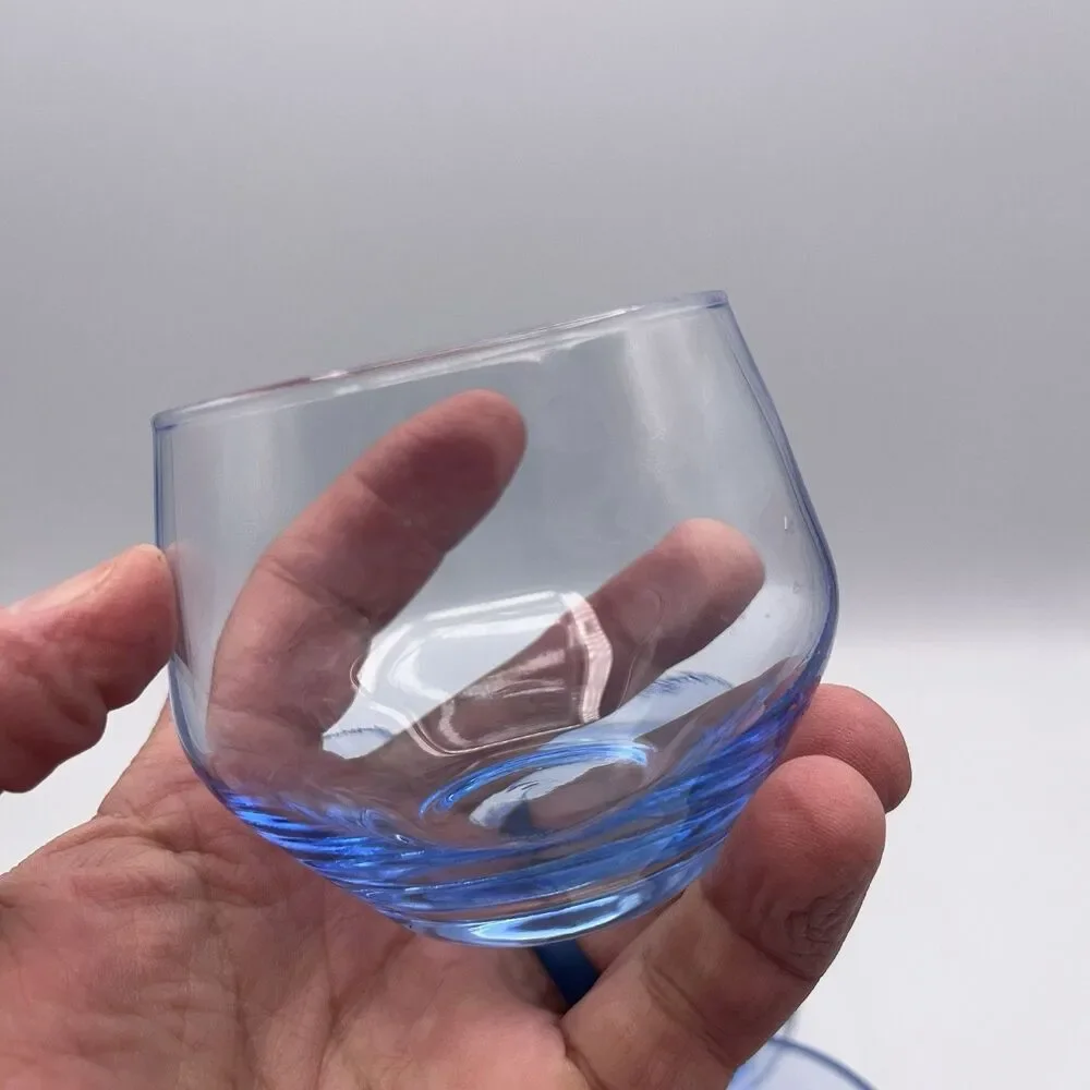 Blue Hue Bar Glasses Set Of 5